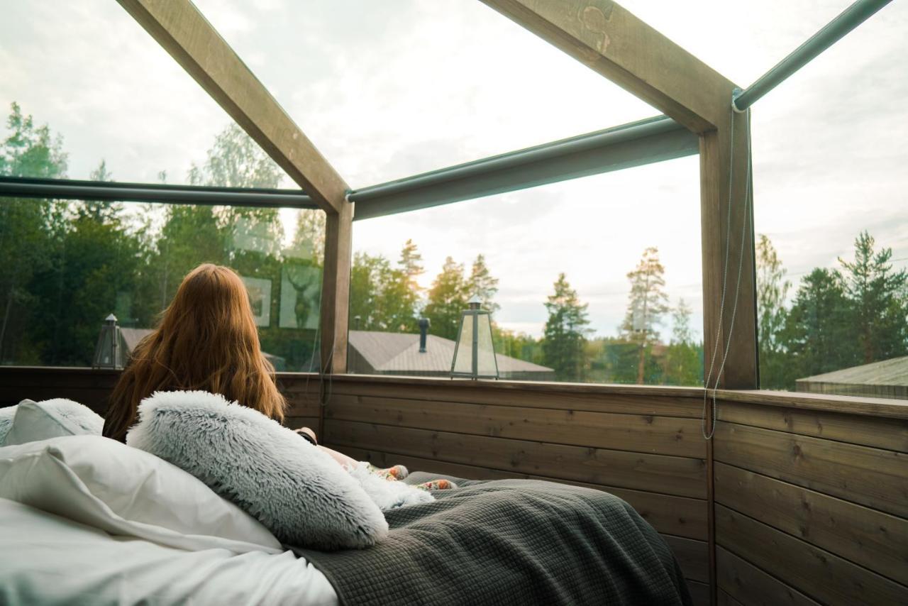 Revontuli Resort Glass Igloos Hankasalmi Dış mekan fotoğraf