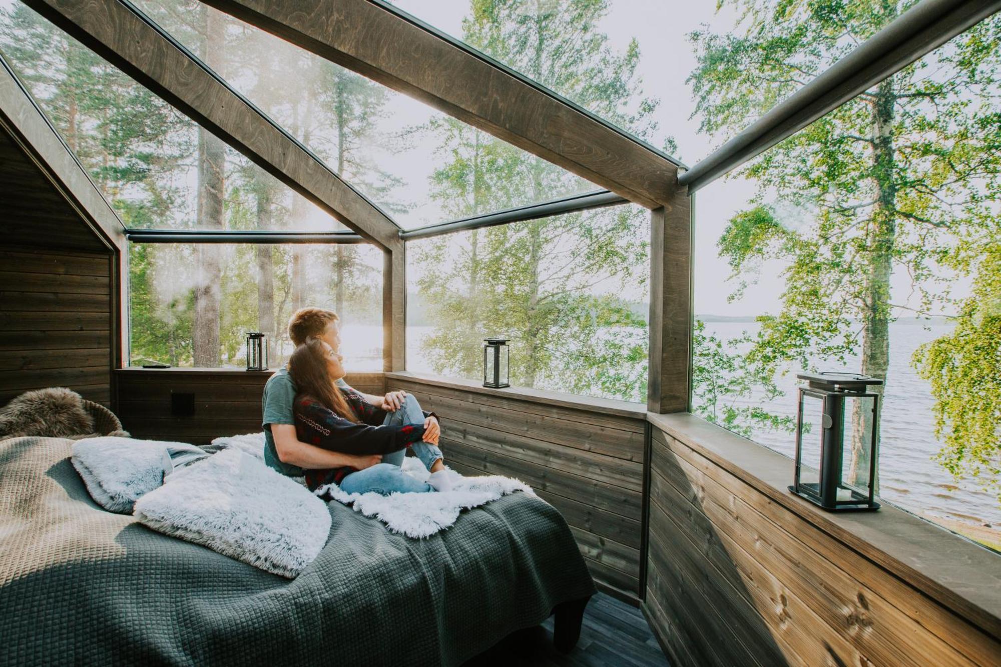 Revontuli Resort Glass Igloos Hankasalmi Dış mekan fotoğraf